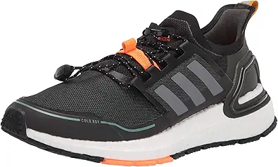adidas Men's Ultraboost Cold.RDY Running Shoe Grey/Silver Metallic/Solar Red