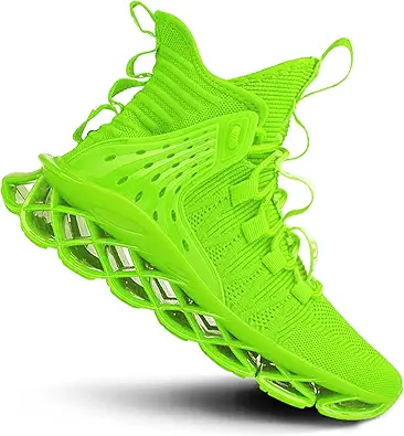 DUDHUH Running Shoes for Men Comfortable Athletic Cross Trainer Casual Walking Fashion Mens Tennis Sock Sneakers