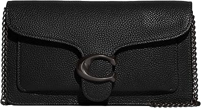 Coach Tabby Chain Clutch, Black