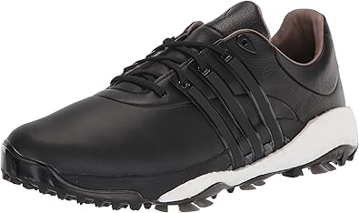 adidas Men's Tour360 22 Golf Shoes, Core Black/Core Black/Red, 10.5