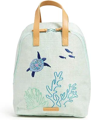 Vera Bradley Women's Straw Mini Beach Totepack Backpack