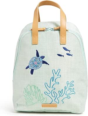 Vera Bradley Women's Straw Mini Beach Totepack Backpack