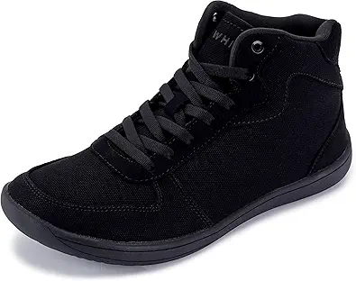 WHITIN Men's Canvas Minimalist Barefoot Shoes + Wide Toe Box + Zero Drop