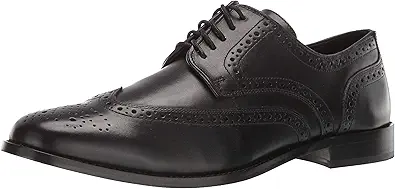 Nunn Bush Men's Nelson Wing Tip Oxford Dress Casual Lace-Up