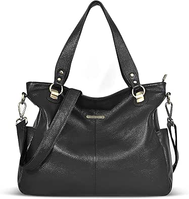 Blofinche Genuine Leather Hobo Bag for Women Large Slouchy Tote Purse Soft Real Shoulder Handbag Satchel for Laptop Work Lady