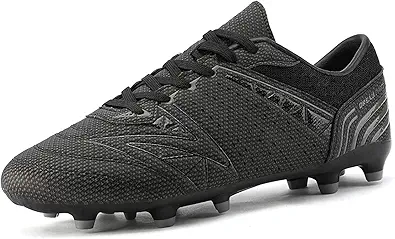 DREAM PAIRS Mens Sport Flexible Athletic Lace Up Light Weight Outdoor Cleats Football Soccer Shoes