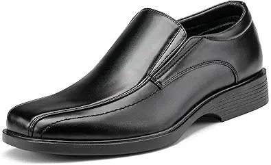Bruno Marc Men's Square Toe Dress Loafers Formal Shoes
