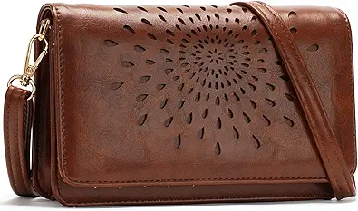 APHISON Crossbody Bags For Women,Wristlet Wallet Phone Purse Shoulder handbags Multi-Function Small RFID Clutch Card Holder