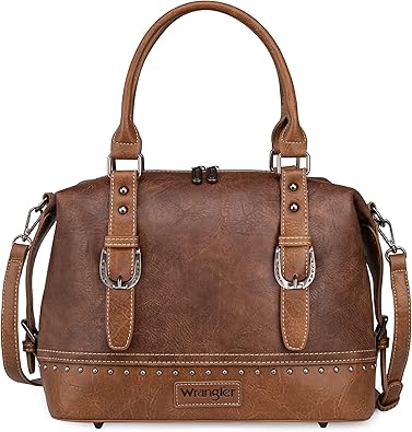 Wrangler Doctor Bag Top Handle Purse Hobo Shoulder Barrel Satchel Handbags for Women