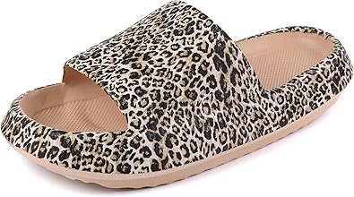 VONMAY Cloud Slides for Men and Women Quick Drying Pillow Slippers Non-Slip Shower Sandals with Cushioned Thick Sole for Comfort & Support