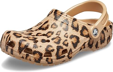 Crocs Women's Men's Classic Animal Print Clog | Zebra and Leopard Shoes