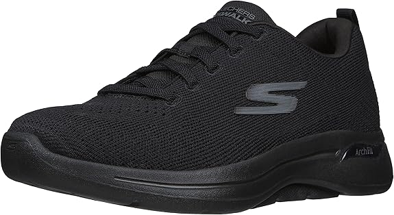 Skechers Men's Gowalk Arch Fit-Athletic Workout Walking Shoe with Air Cooled Foam Sneakers, Black 2, 13 X-Wide