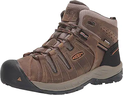 KEEN Utility Men's Flint2MidHeightSoft ToeWaterproofNon Slip Work Boot