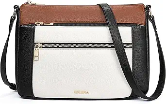Telena Crossbody Bags for Women, Leather Cross body Purse With Adjustable Strap