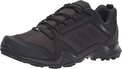 adidas Men's Terrex Ax3 Hiking Boot, Black/Black/Carbon, 6 M US