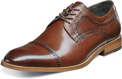 STACY ADAMS Men's Dickinson Cap-Toe Lace-up Oxford