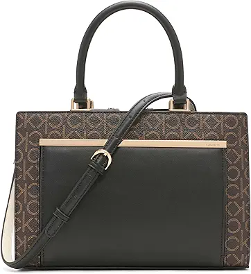 Calvin Klein Astrid Triple Compartment Organizational Satchel