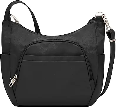 Travelon Anti-theft Classic Crossbody Bucket Bag