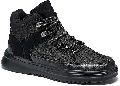 OrthoComfoot Men's Orthopedic Hiking Boots, Water Resistant Outdoor Walking Shoes for Plantar Fasciitis, Light-Weight Casual Sneakers for Ankle and Foot Pain Relief
