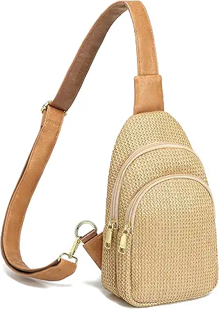INICAT Summer Straw Bag Small Sling Beach Bag Crossbody Bags Rattan Woven Purses for Women 2025