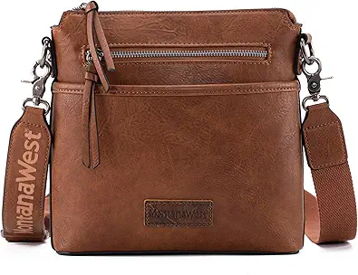 Montana West Crossbody Bag for Women Multi Pocket Cross Body Bag Purses with Guitar Strap