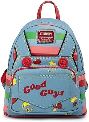 Loungefly Childs Play Chucky Cosplay Womens Double Strap Shoulder Bag Purse