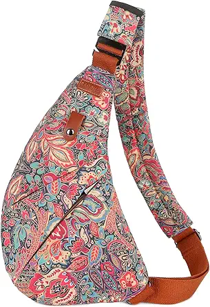 Women's Sling Bag Crossbody Chest Shoulder Anti Theft Travel purse Bag XB-15