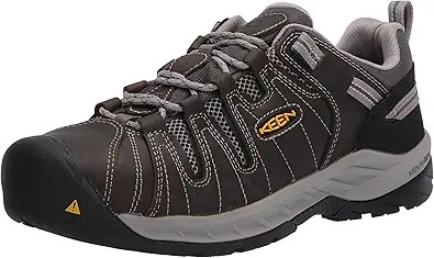 KEEN Utility Men's Flint 2 Low Height Steel Toe Breathable Durable Construction Work Shoe