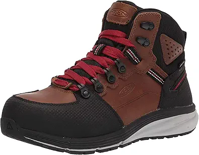 KEEN Utility Men's Red Hook Mid Height Composite Toe Waterproof Warehouse Work Boot