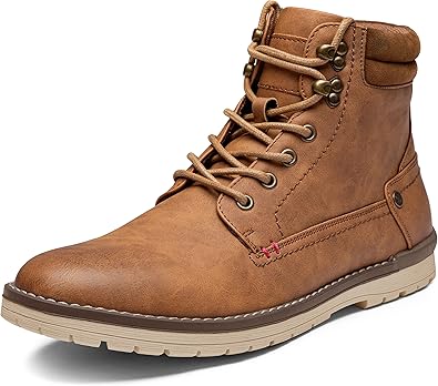 Vostey Men's Chukka Boots Motorcycle Casual Hiking Boot for Men
