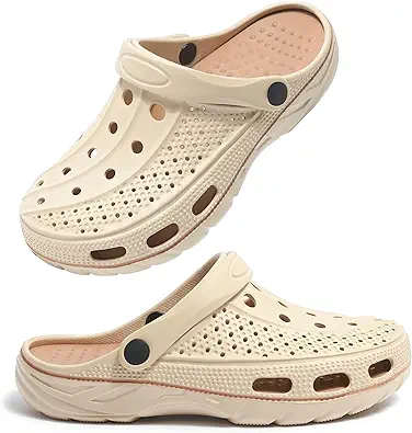 INMINPIN Women Men Orthopedic Clogs Arch Support Garden Shoes Sandals Slippers with Plantar Fasciitis Insoles