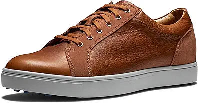 FootJoy Men's Club Casuals Previous Season Style Golf Shoe, Taupe, 9.5