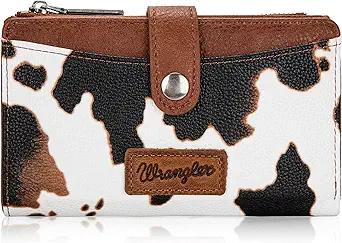 Wrangler Wallets for Women Slim Bifold Credit Card Holder