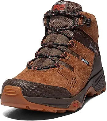 Timberland PRO Men's Switchback LT Industrial Hiking Work Boot, Brown/Gum, 10