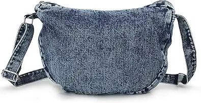 Denim Indigo Hobo Cross Body Bag Womens Shoulder Bag