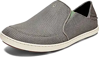 OLUKAI Nohea Mesh Men's Slip On Sneakers, Lightweight & Breathable Shoes for Everyday Wear, All-Weather & Enhanced Traction