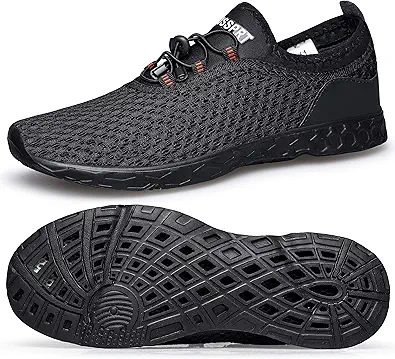 DOUSSPRT Men's Water Shoes Quick Drying Sports Aqua Shoes