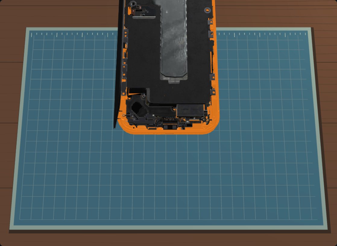 Simulator view: Seat the display