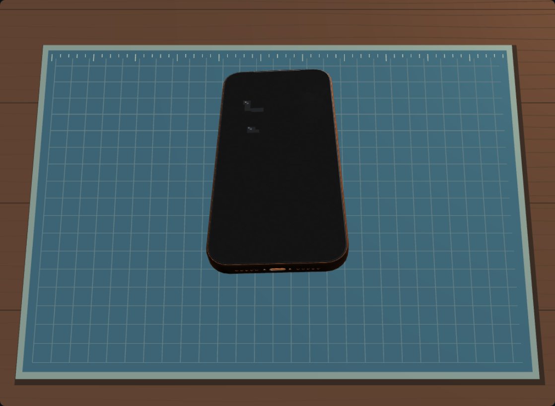 Simulator view: Reinstall the bottom screws