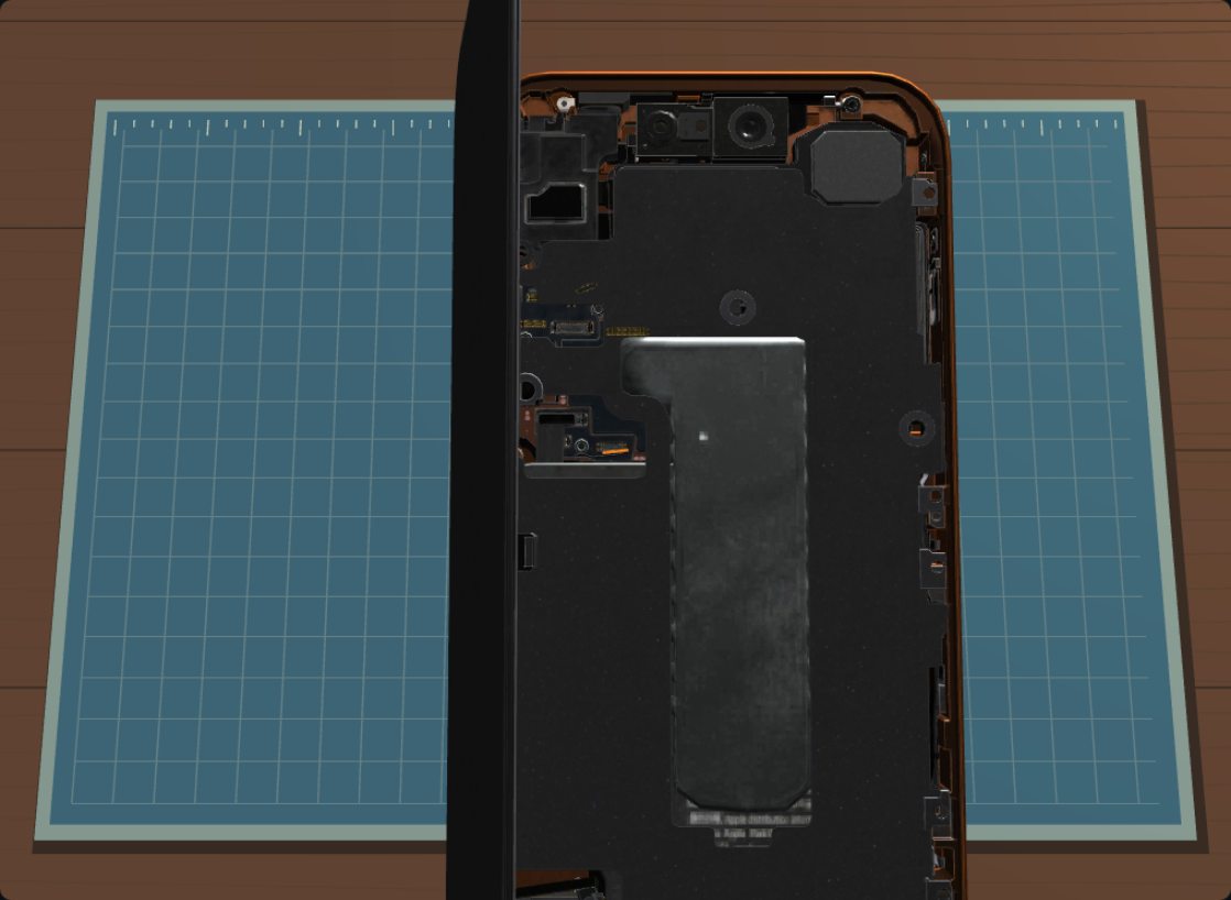 Simulator view: Reconnect and test the battery