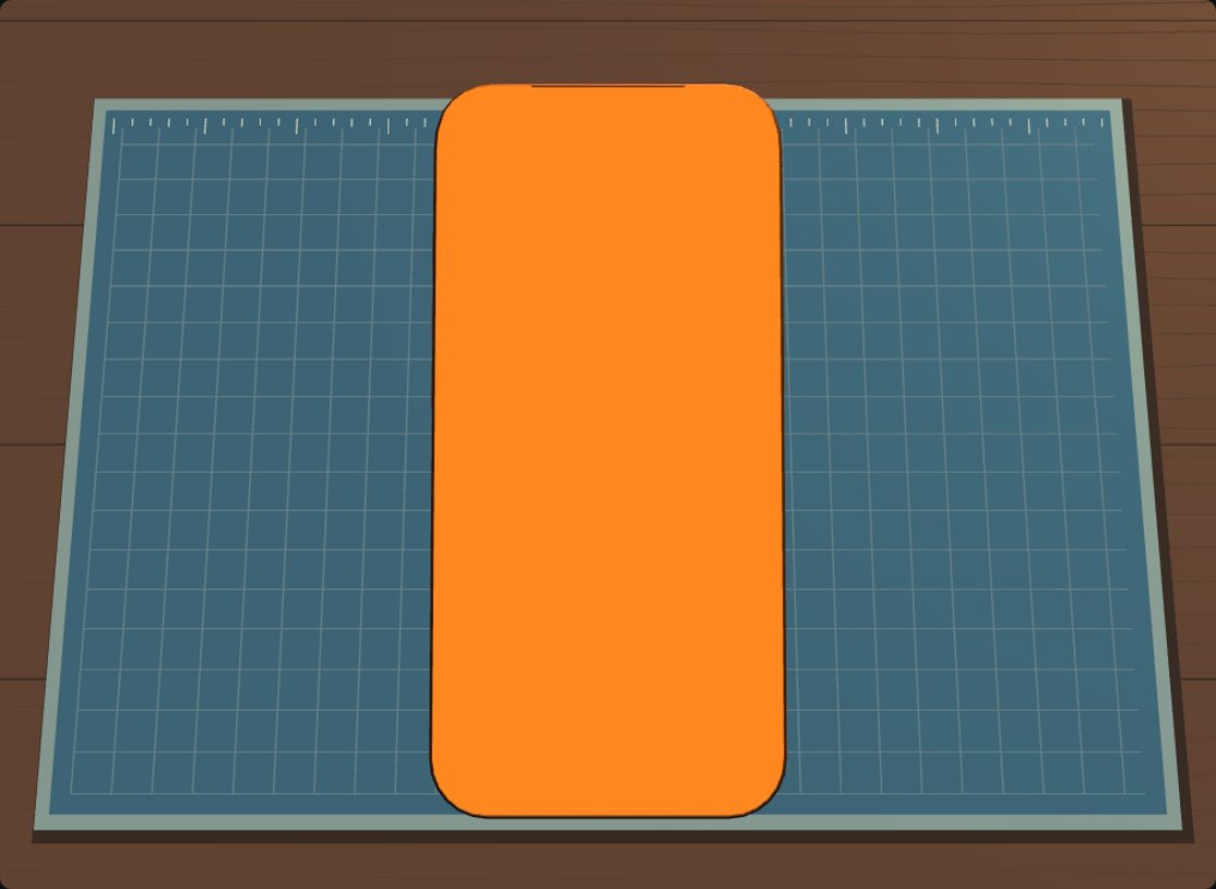 Simulator view: Position the display
